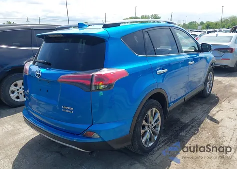 2017 Toyota Rav4 Hybrid Limited из США, поврежденный, VIN JTMDJREV1HD118313